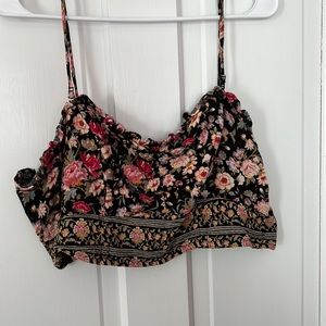 American Eagle Floral Crop Top